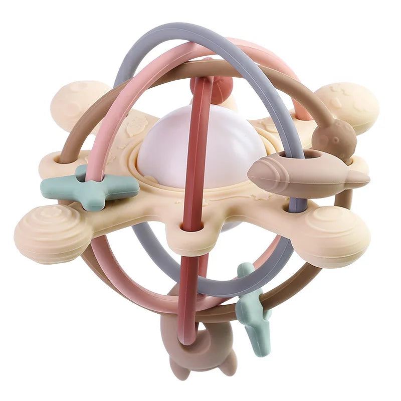 Rattle & Sensory Teether Bed Bell Silicone Montessori Ball Newborn Baby Toys Children'S Kids Gift Development Games 0 36 Months
