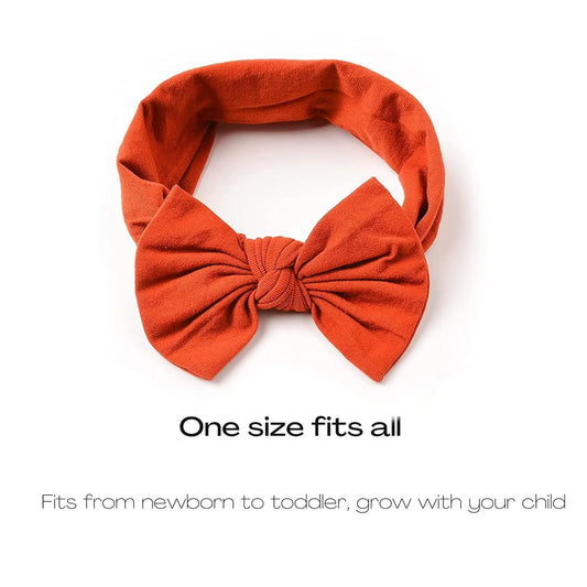 21PCS Baby Nylon Headbands Hairbands Hair Bow Elastics for Baby Girls Infant Toddlers