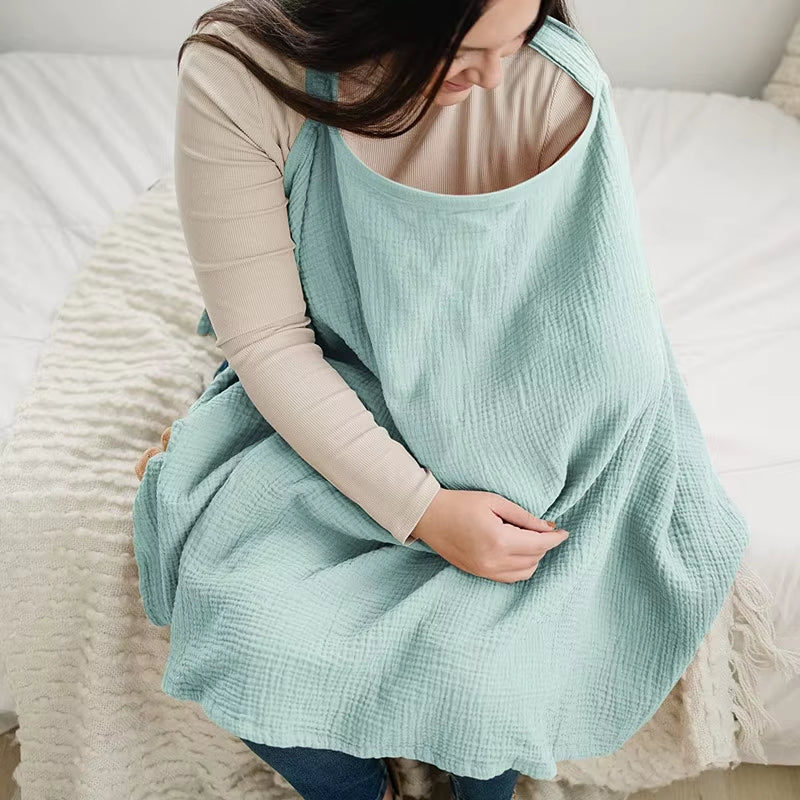 Nursing Breathable Clothing Cover Anti-Exposure Fig Leaf Nursing Clothing Shawl Gauze Nursing Towel