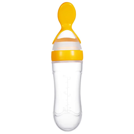 Baby Feeding Bottle Dolphin Silicone Rice Cereal Spoon Newborn Tableware Baby Goods Feeding Spoon