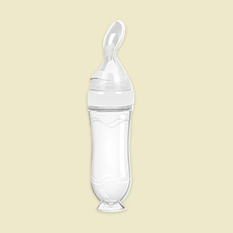 Baby Feeding Bottle Dolphin Silicone Rice Cereal Spoon Newborn Tableware Baby Goods Feeding Spoon