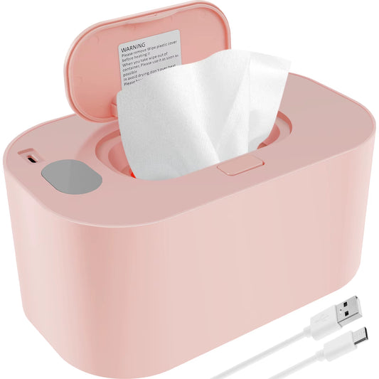 Baby Wipe Warmer Thermostat Baby Wipe Heater Even Heating Wet Wipes Warmer Portable Baby Wipes Dispenser Warmer Prevent Dry USB