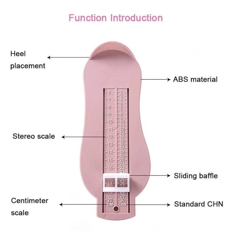 Kids Toddler Foot Measure Gauge Shoes Size Measuring Ruler Tool Baby Boy Girl Children'S Foot Length Measuring Ruler Fittings