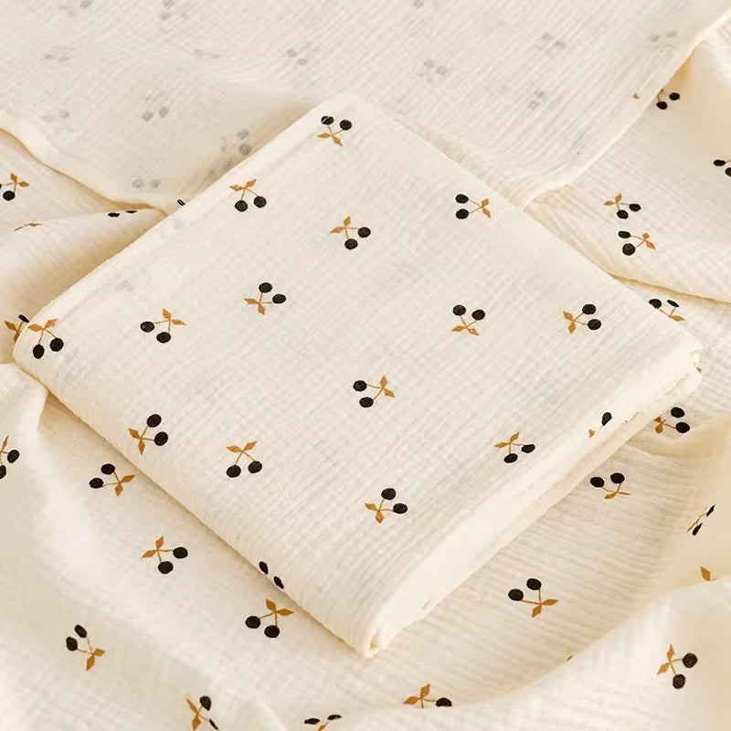 Baby Blanket Newborn Muslin Swaddle 2 Layer Cotton Bath Towel Summer Stroller Cover Wrap Gauze Toddler Sleep Blanket Baby Items
