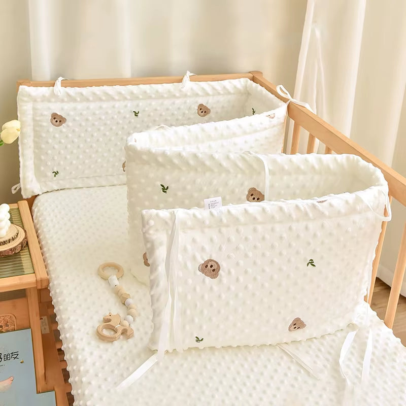 Cartoon Soft Infant Bedding Bumpers Newborn Cot Bed around Protector 1Pcs Baby Crib Bumper Anti-Collision Baby Bedding