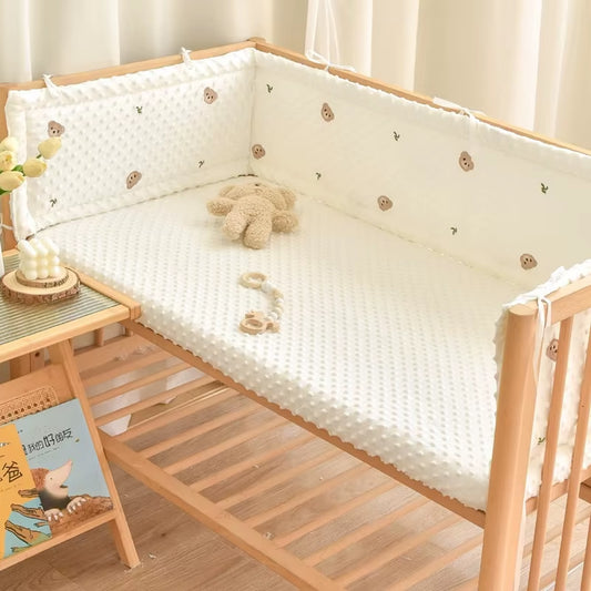 Cartoon Soft Infant Bedding Bumpers Newborn Cot Bed around Protector 1Pcs Baby Crib Bumper Anti-Collision Baby Bedding