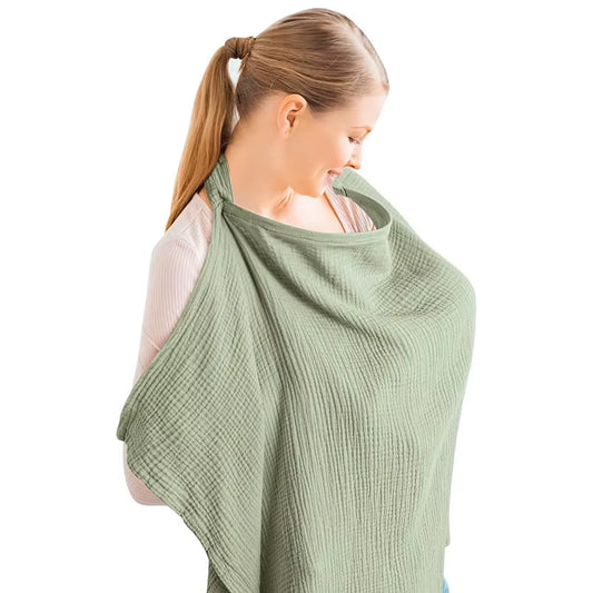 Nursing Breathable Clothing Cover Anti-Exposure Fig Leaf Nursing Clothing Shawl Gauze Nursing Towel