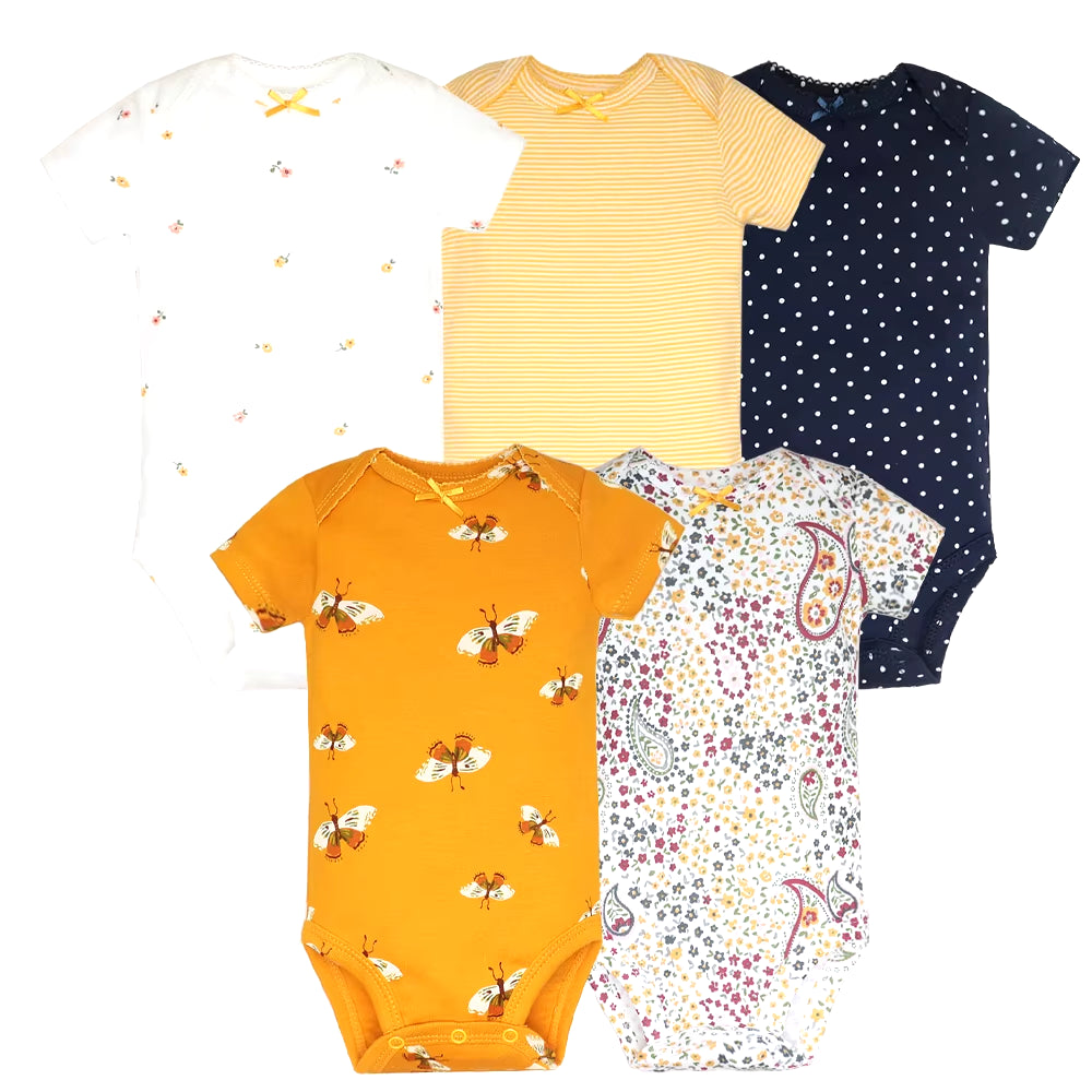 5Pcs/Lot Baby Bodysuit Fashion Girl Clothes Cotton Newborn Baby Boy Clothing Infant Body Baby Jumpsuit Cartoon Ropa Bebe